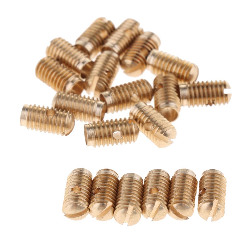 Phép Lạ Chiếu Thiết Thực 20 Chiếc Đồng Saxophone Điều Chỉnh Ốc Vít Sax Chi Tiết Sửa Chữa, Vàng