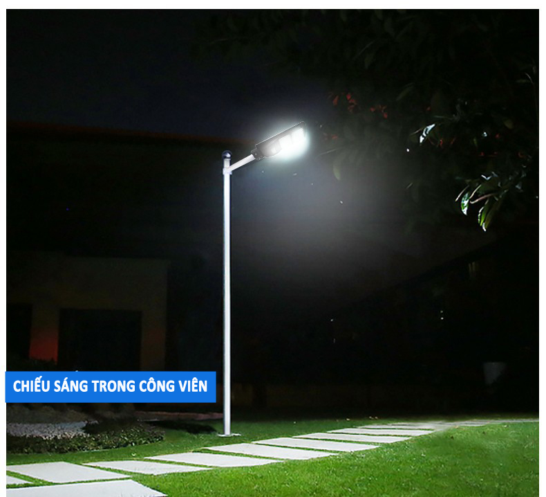 Đèn LED năng lượng mặt trời liền thể 90W (cảm biến ánh sáng -  Outdoor Lighting Sensor Led Solar Light )