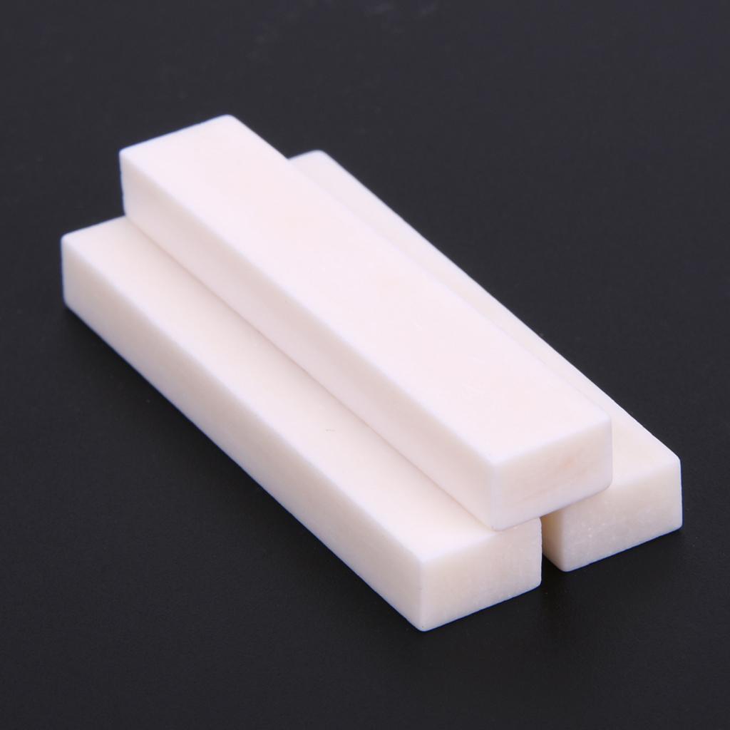 X 6 DIY Bò Xương Trống Uncut Hạt 52X6X10 Mm Cho Đàn Ukulele Đàn Mandolin Thay Thế