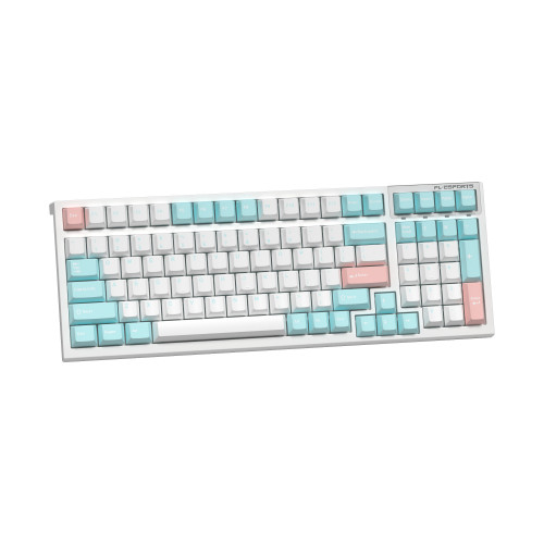 Bàn phím máy tính  FL-Esports FL100CPM (Sakura Pink/White Olivia/Marsmallow)_Mới, Hàng chính hãng