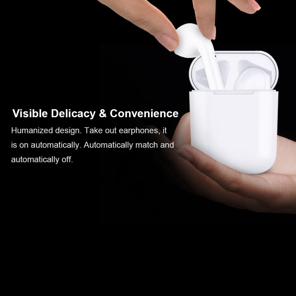 Mini TWS Smart Touch Headphones BT 5.0 Earphone Phone Sport Business Headset In-Ear Music Buds Wireless Earphones For