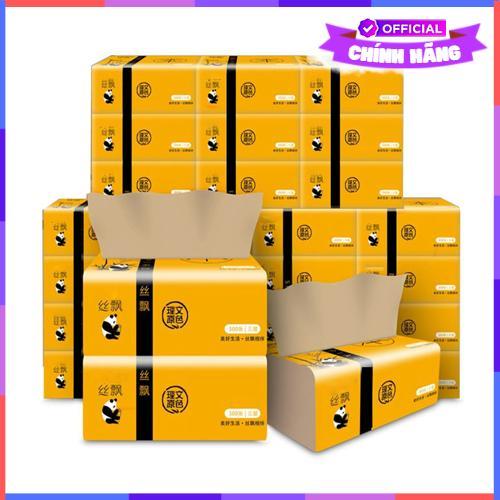 Bộ 20 Gói Giấy Ăn Than Tre Gấu Trúc Vouller - Hàng Chính Hãng