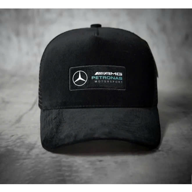 Nón kết, mũ lưỡi trai TRUCKER MERCEDES vải Da Form đẹp thời trang (Ảnh thật)
