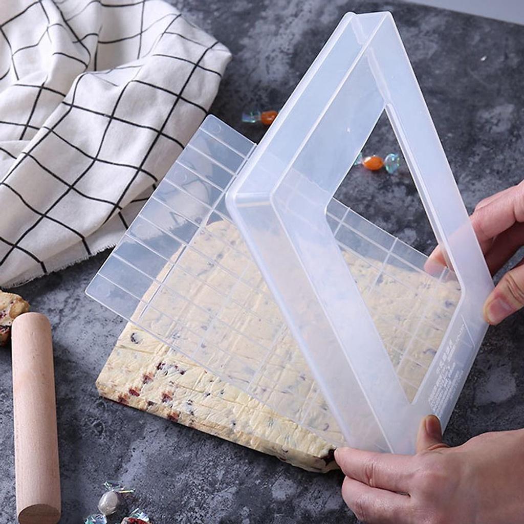 Bộ 6 Dụng Cụ Bằng Nhựa Làm Kẹo/Khuôn Nhựa Làm Kẹo Nougat Đế Rời 6 Chi Tiết Loại 60 ô