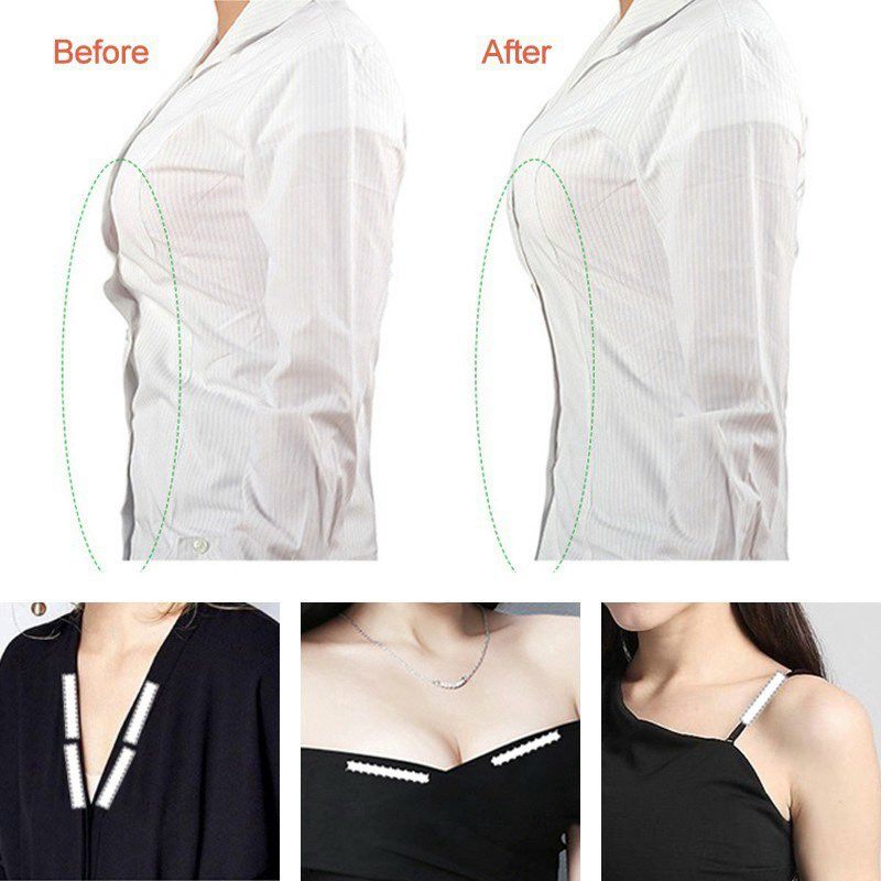 M198. Túi 36 miếng dán áo chống hở, băng dính cố định quần áo siêu hot