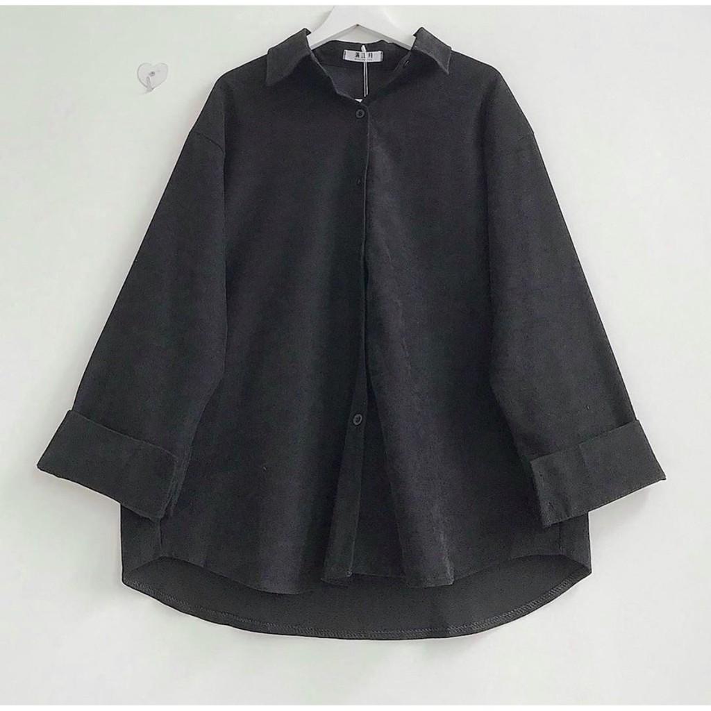 Sơ Mi Tay Dài Form Rộng KUPI Ulzzang