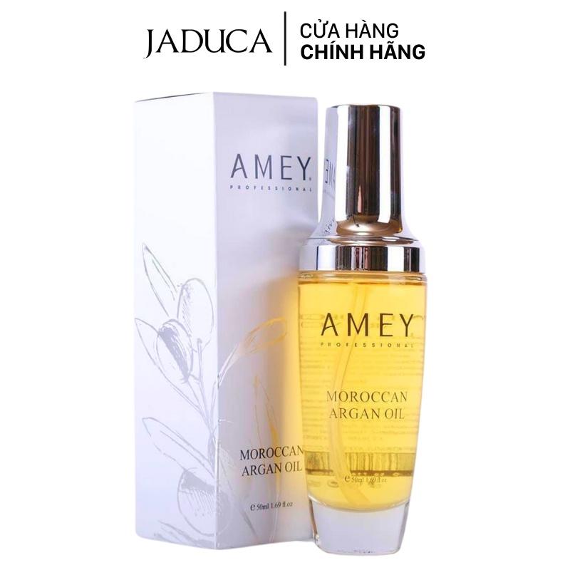 Tinh dầu dưỡng tóc bóng mượt thơm serum dưỡng tóc uốn xoăn nhuộm phục hồi collagen keratin AMEY TD02