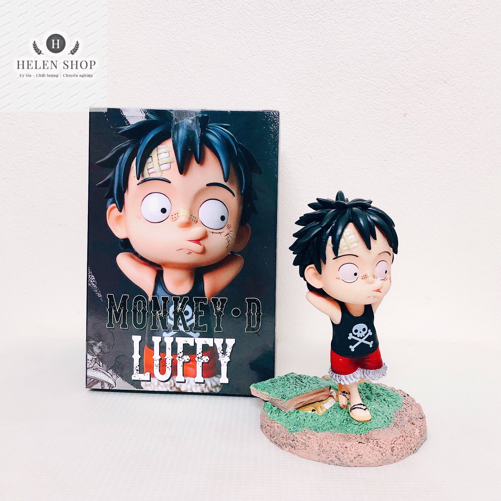 Mô hình One Piece Luffy huýt sáo thời thơ ấu cực xinh