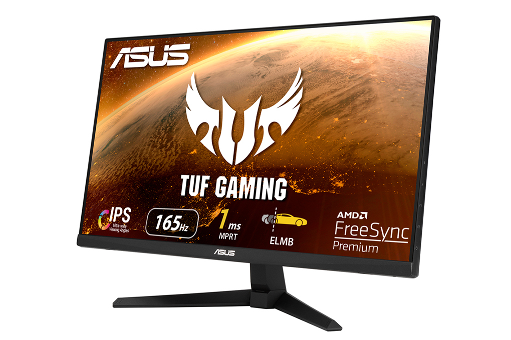 Asus LCD VG249Q1A/23.8&quot;F/1ms/165Hz/250cd2/HDMI/DP/Cáp HDMI/Cáp DP/Đen - Hàng chính hãng