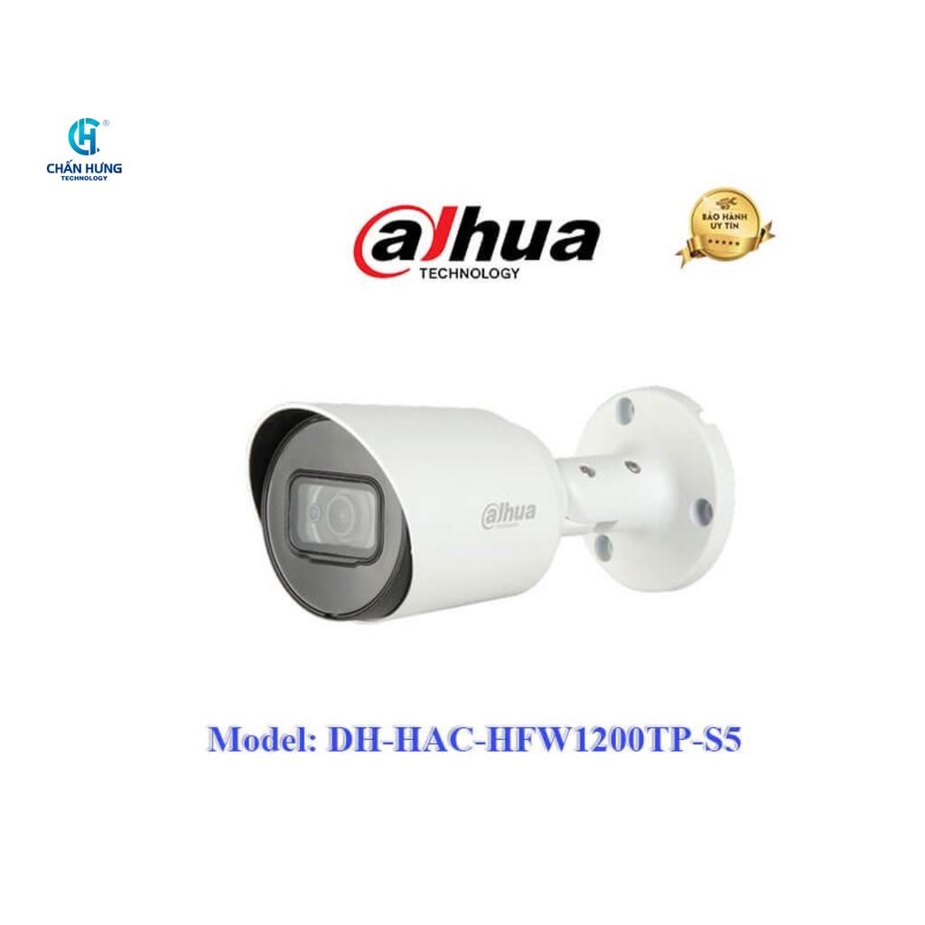 Camera Analog DAHUA DH-HAC-HFW1200TP-S5 2MP, Hồng ngoại 30m, vỏ kim loại- Hàng chính hãng