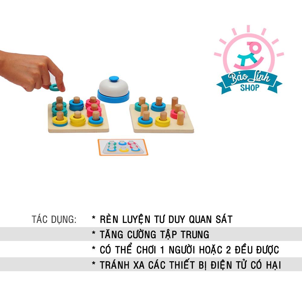 Đồ chơi cho bé 3-6 tuổi - Thả vòng tư duy rèn luyện tư duy, Tăng cường tập trung - Cả nhà cùng chơi tăng gắn kết