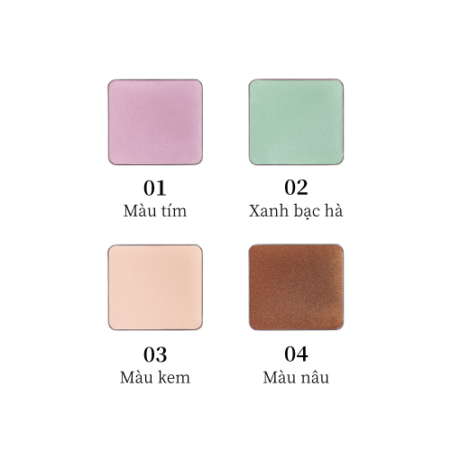  PHẤN MẮT HỮU CƠ MỀM MỊN - naturaglacé SOLID EYE COLOR 