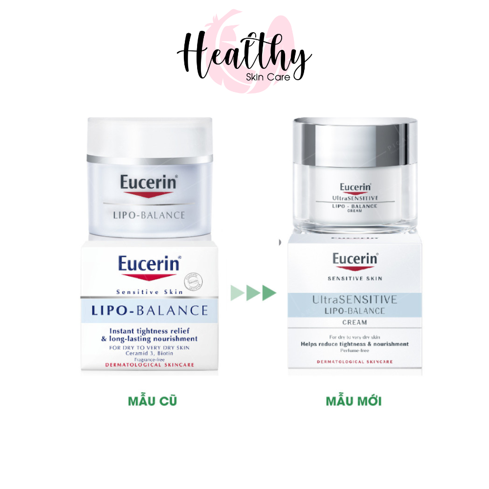 Kem dưỡng ẩm chuyên sâu cho da khô Eucerin Lipo Balance 50ml