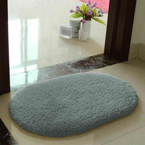 1PC Absorbent Soft Bathroom Bedroom Floor Non-slip Mat Memory Foam Bath Shower Rug E