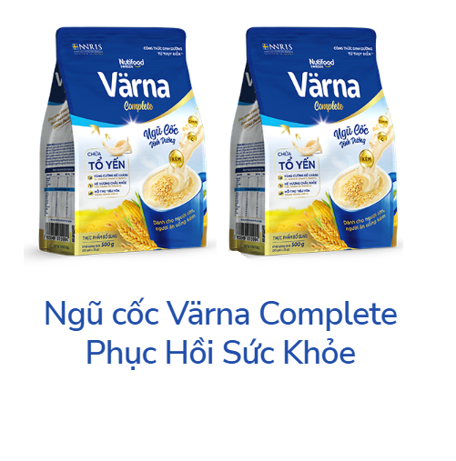 Comno 02 bịch ngũ cốc Värna Complete Phục Hồi Sức Khỏe loại 500g