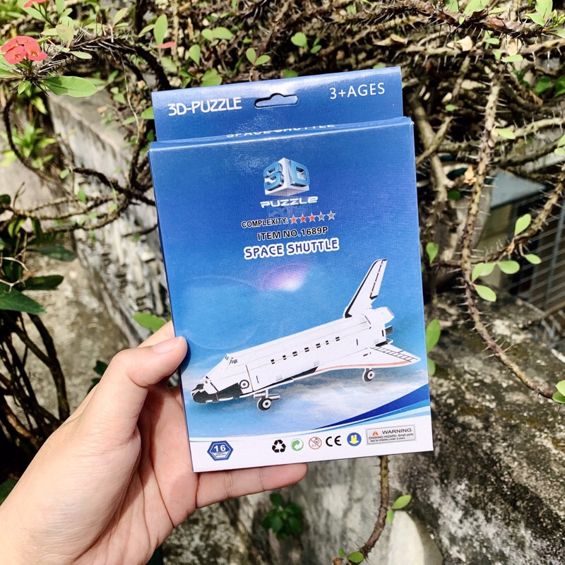 Mô Hình Lắp Ráp 3D Tàu vũ trụ, vệ tinh không gian Bằng Giấy Bìa Xốp Cho Bé - Đồ Chơi Giáo Dục
