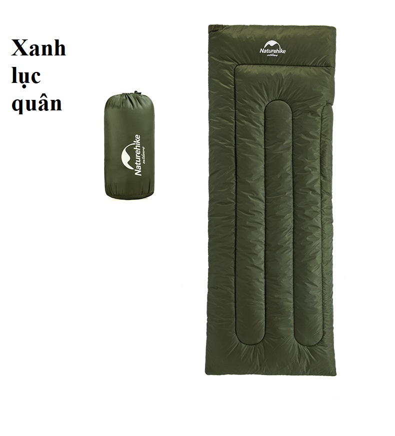 Túi ngủ cá nhân giữ ấm cao cấp Naturehike, túi ngủ cắm trại ngoài trời, văn phòng di động nhỏ gọn