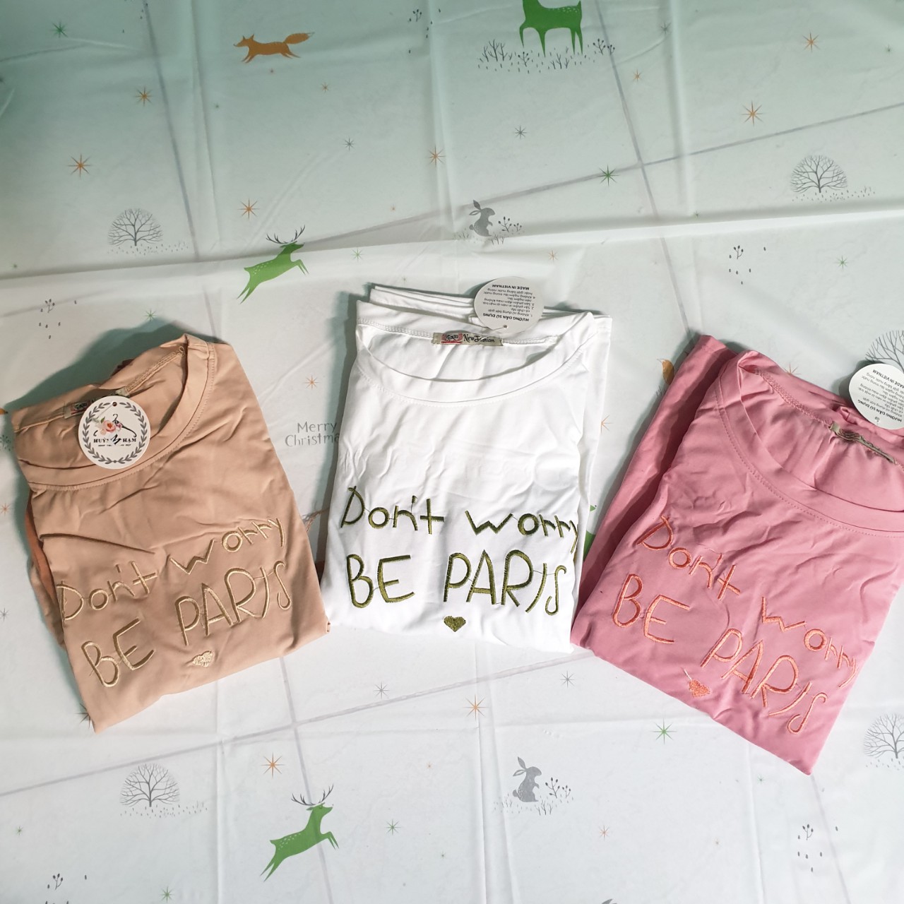 Đồ bộ nữ mặc nhà đẹp thời trang cổ tròn thêu chữ đẹp mẫu hot, thun cotton 4 chiều co dãn cực đẹp, phom chuẩn - LEE’S HOME. Size từ 40-65kg