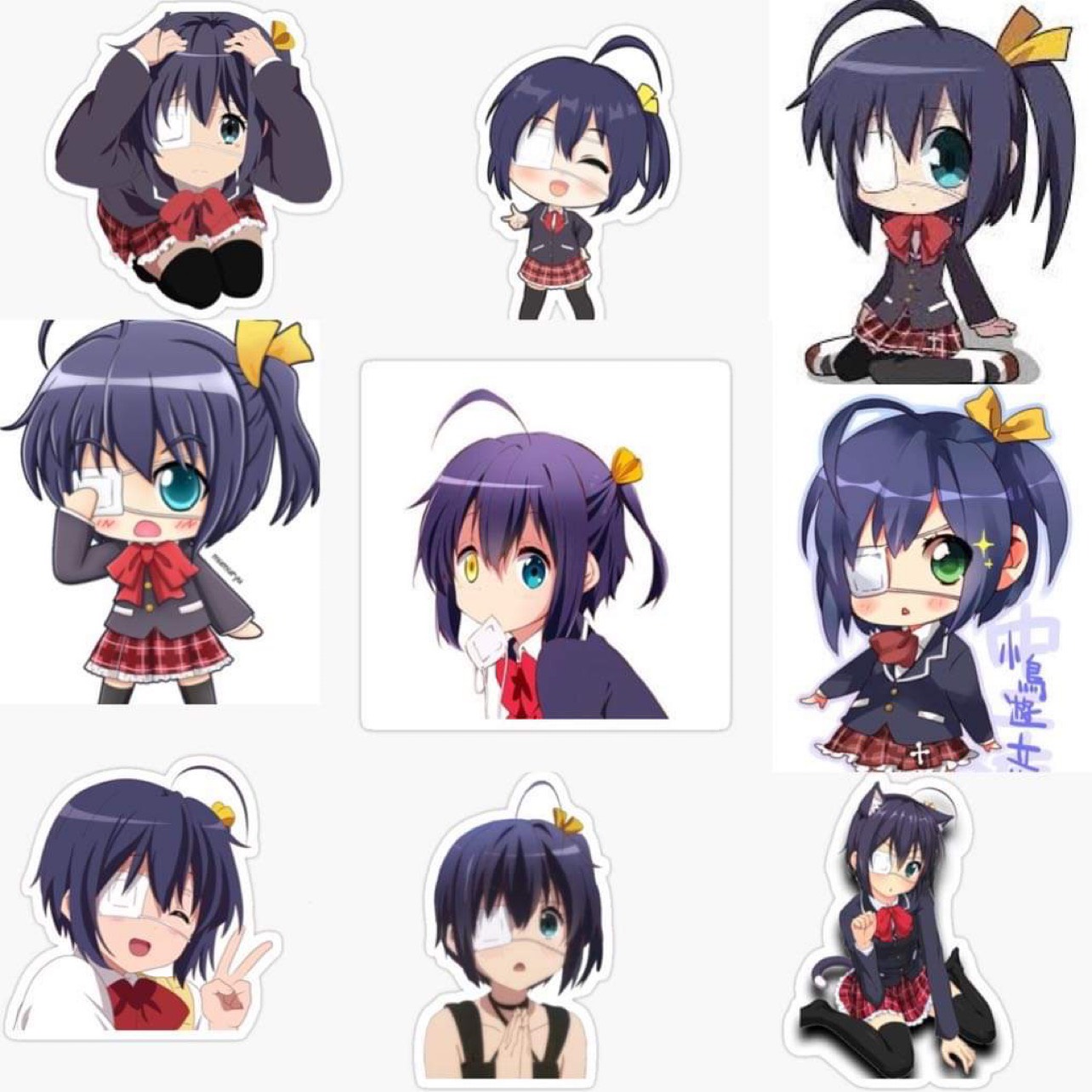 Set 60 Sticker Chuunibyou