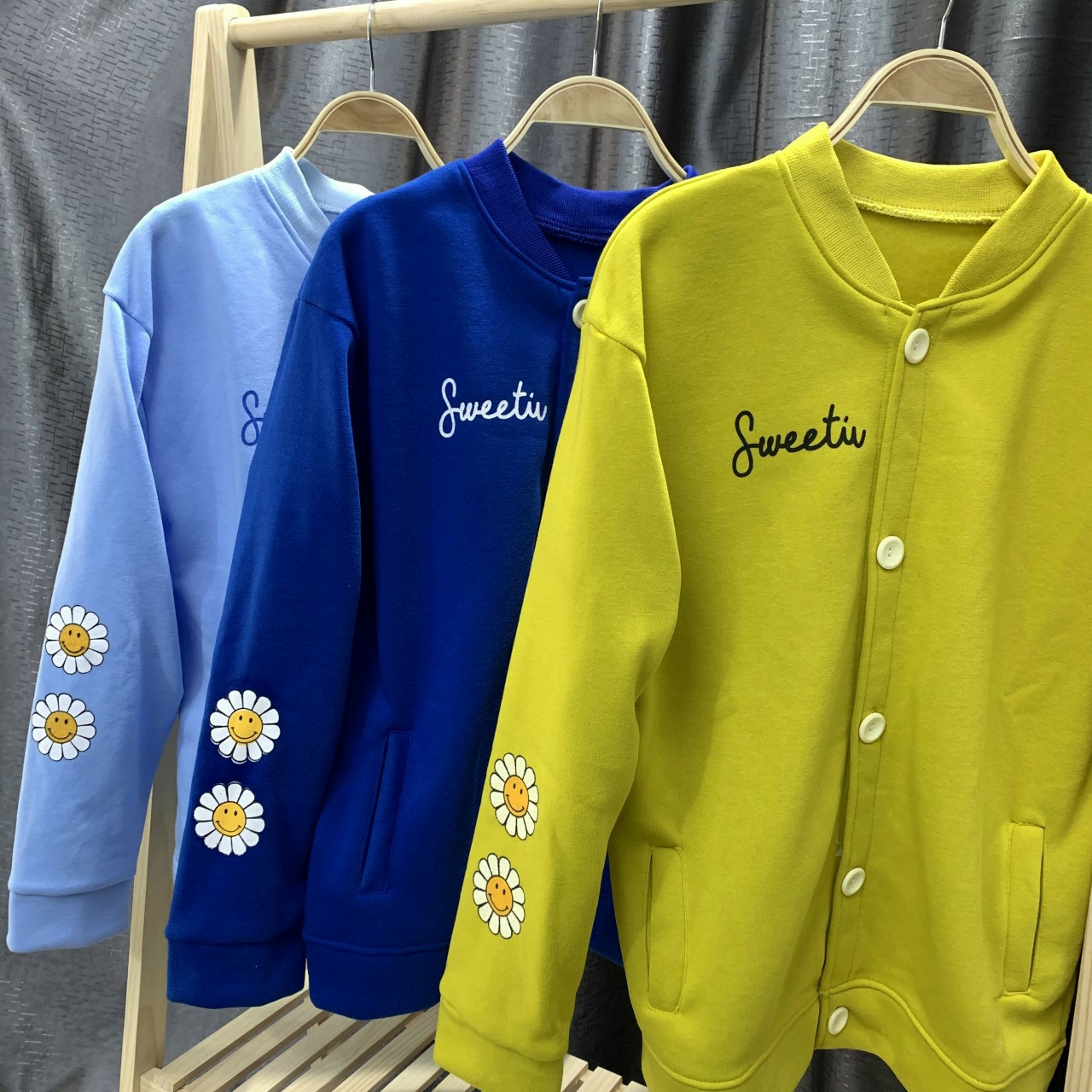 Áo Khoác Nỉ Hoa Hướng Dương_KN09