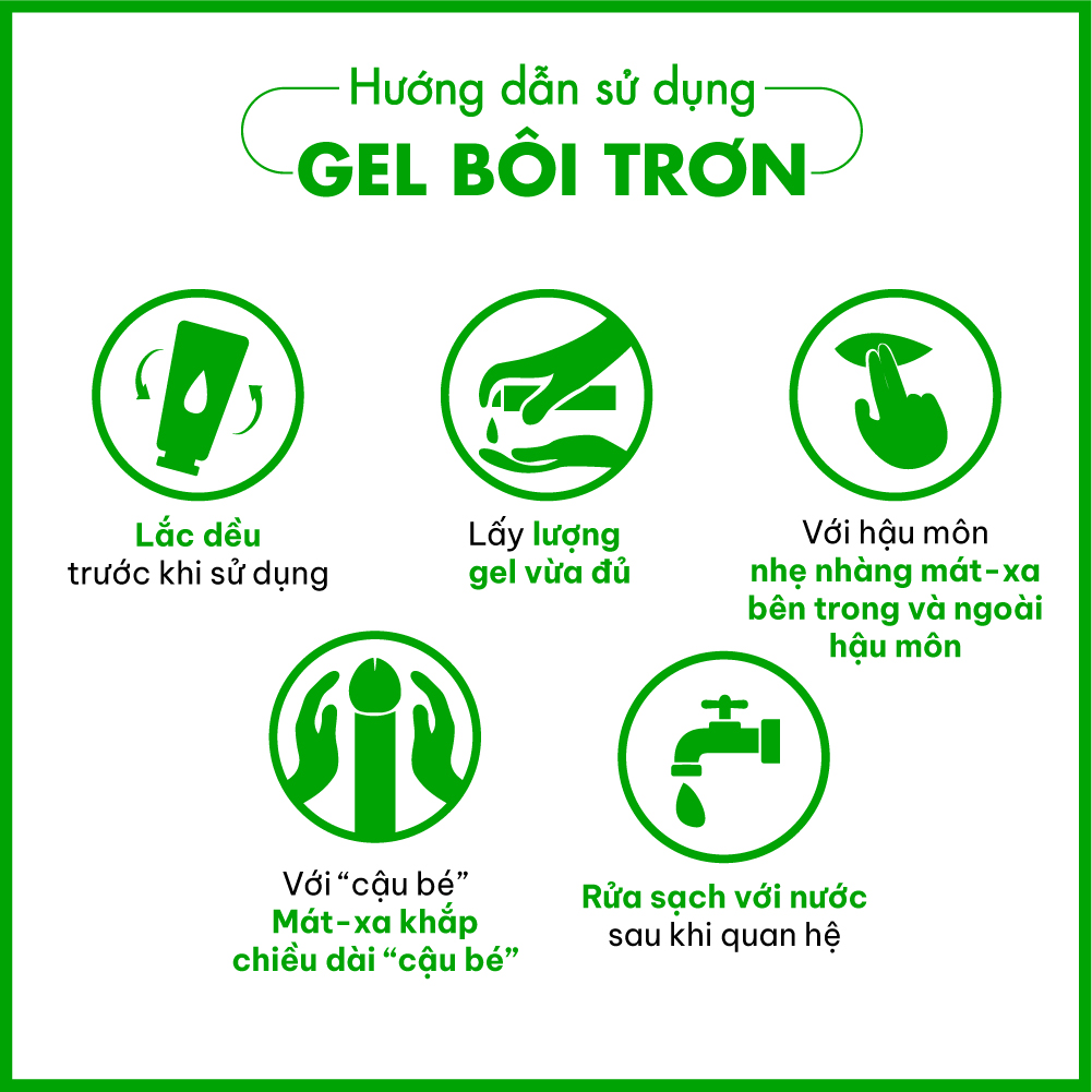 Gel bôi trơn hậu môn tinh chất lô hội - Shell Supermen Aloe