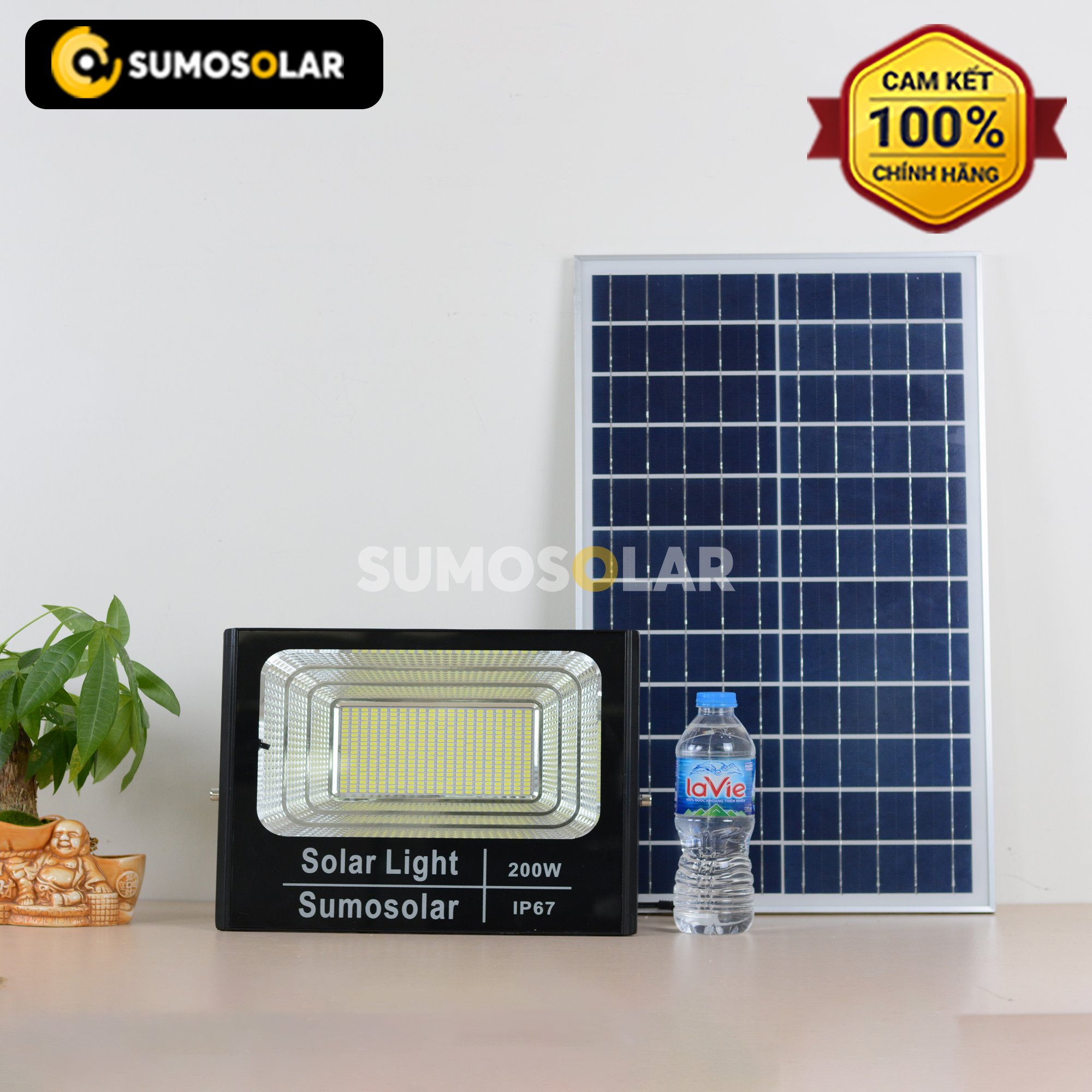 Đèn pha năng lượng mặt trời công suất lớn (200W) JM-JTG25100 – TN08