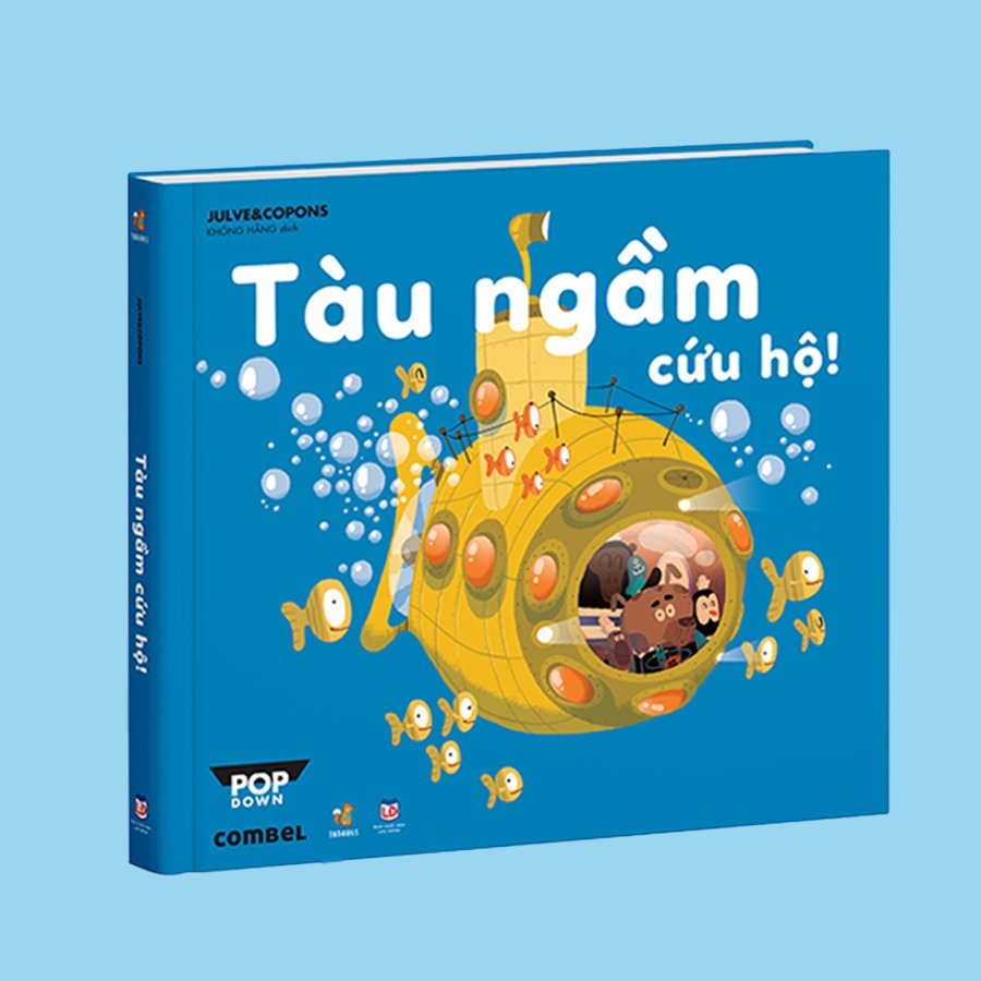 Sách POPDOWN - Tàu Ngầm Cứu Hộ - Sách lật mở tương tác 3D ( 3-6 tuổi )