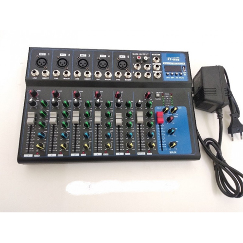 Bàn Mixer F7 Có Bluetooth có màn hình Led Mixer F7 Thu Âm Livestream Karaoke