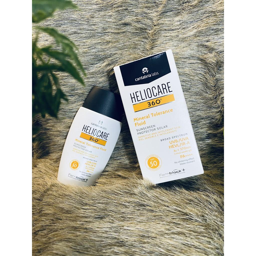 Kem chống nắng Heliocare 360 Mineral Tolerance Fluid SPF 50 PA++++