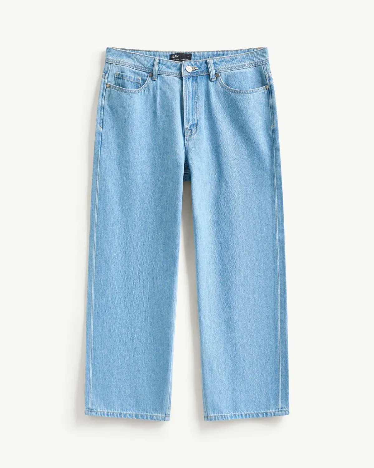 Quần denim nam nhãn point. Straight cropped - ROUTINE 10F25DPA007