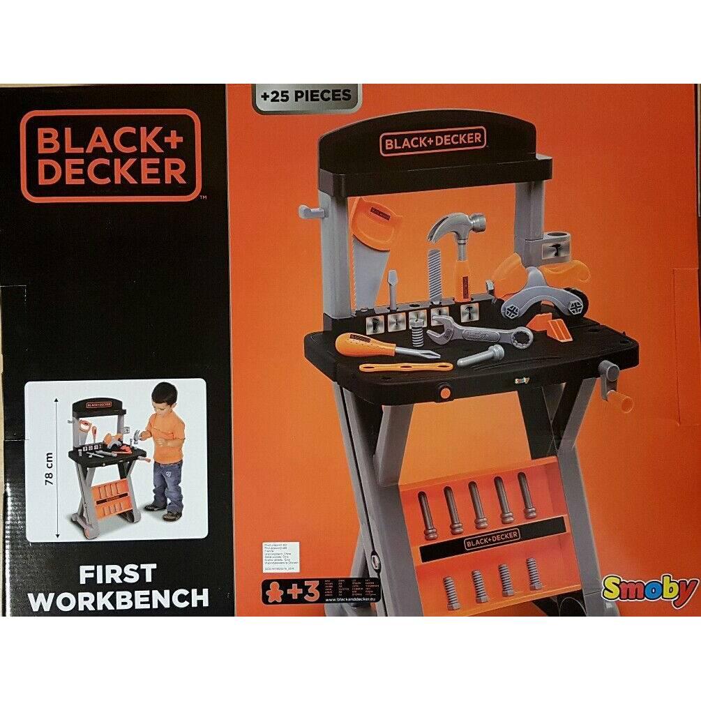 Đồ chơi Bàn dụng cụ kỹ sư 25 chi tiết Black + Decker Smoby