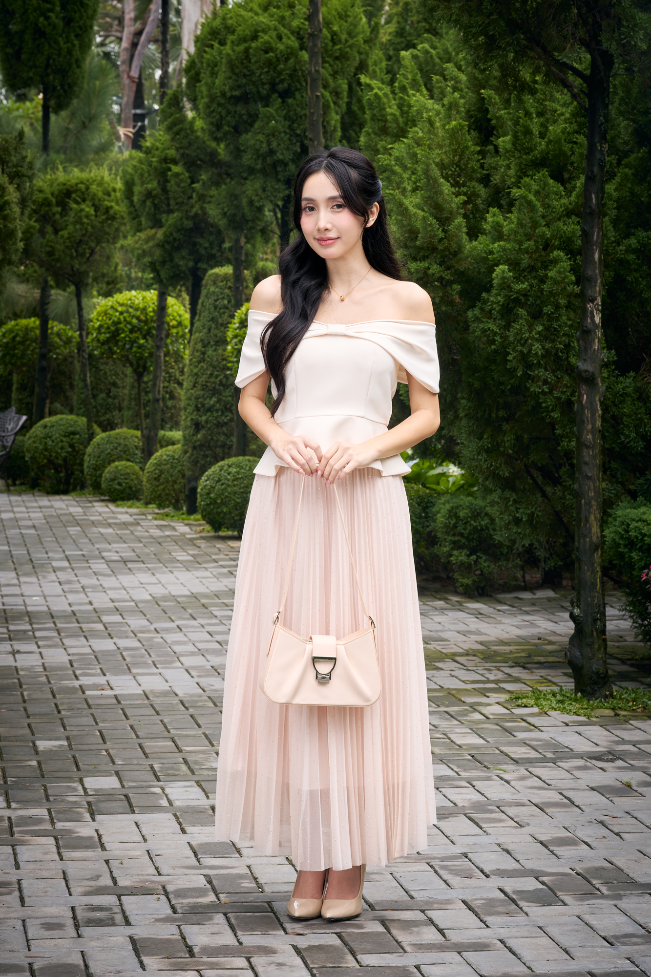 Túi Yuumy ( Thời trang nữ thiết kế khoá cách điệu sang chảnh size 26 - Túi đeo vai da Seasand YN296 )