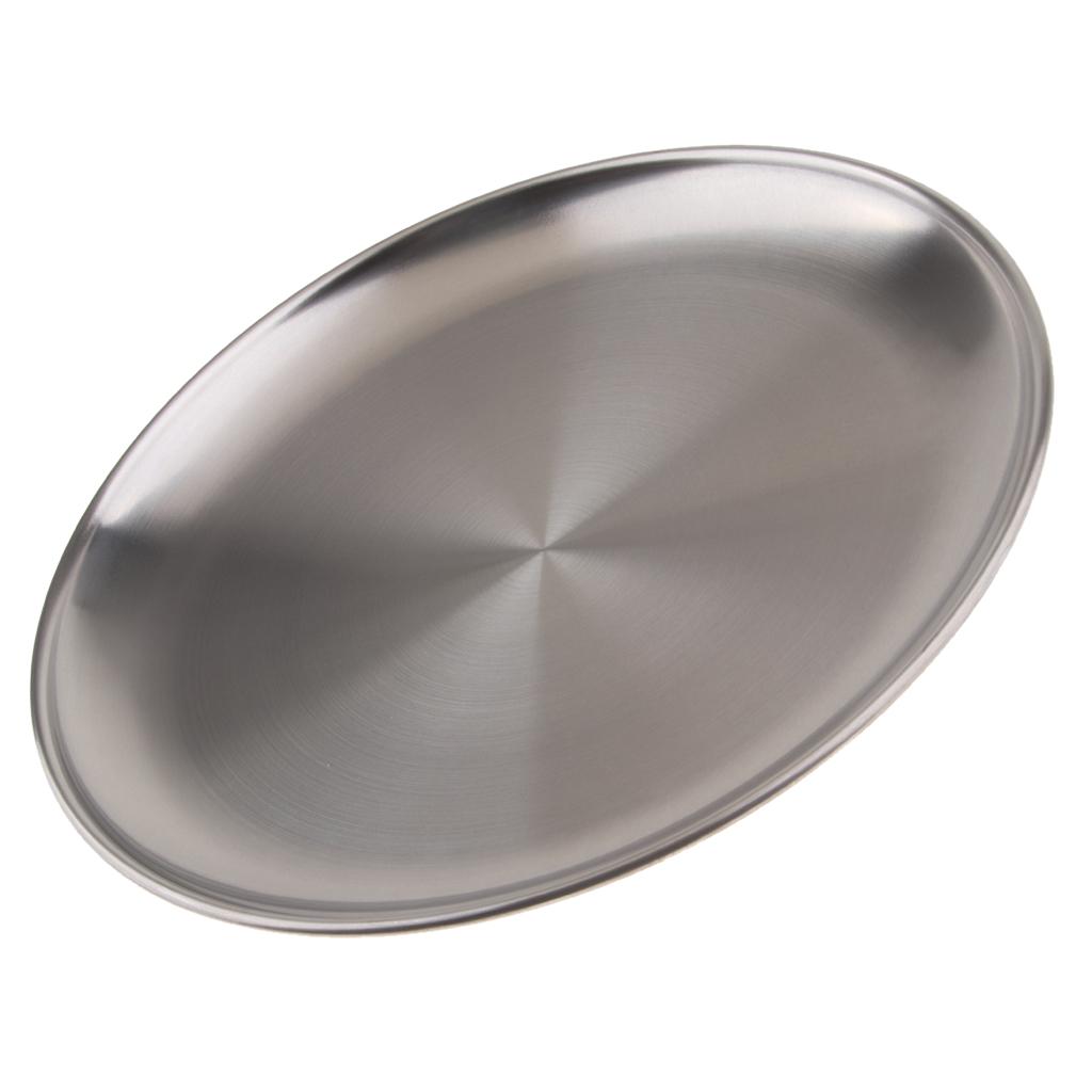 Đĩa Inox Nông Tấm Tấm Trái Cây Tấm ăn Tối