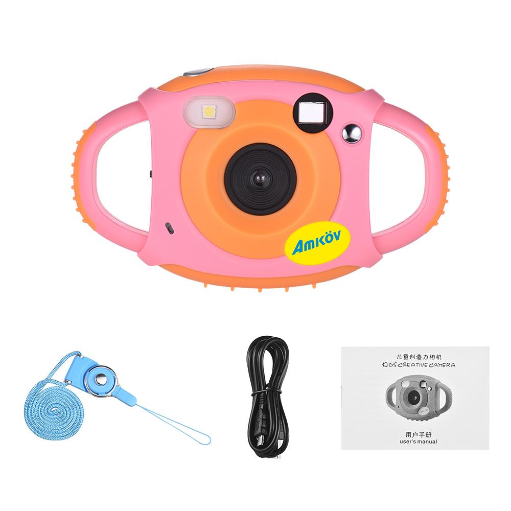 Máy quay video kỹ thuật số dễ thương Amkov Max. 5 Mega Pixels tích hợp pin Lithium