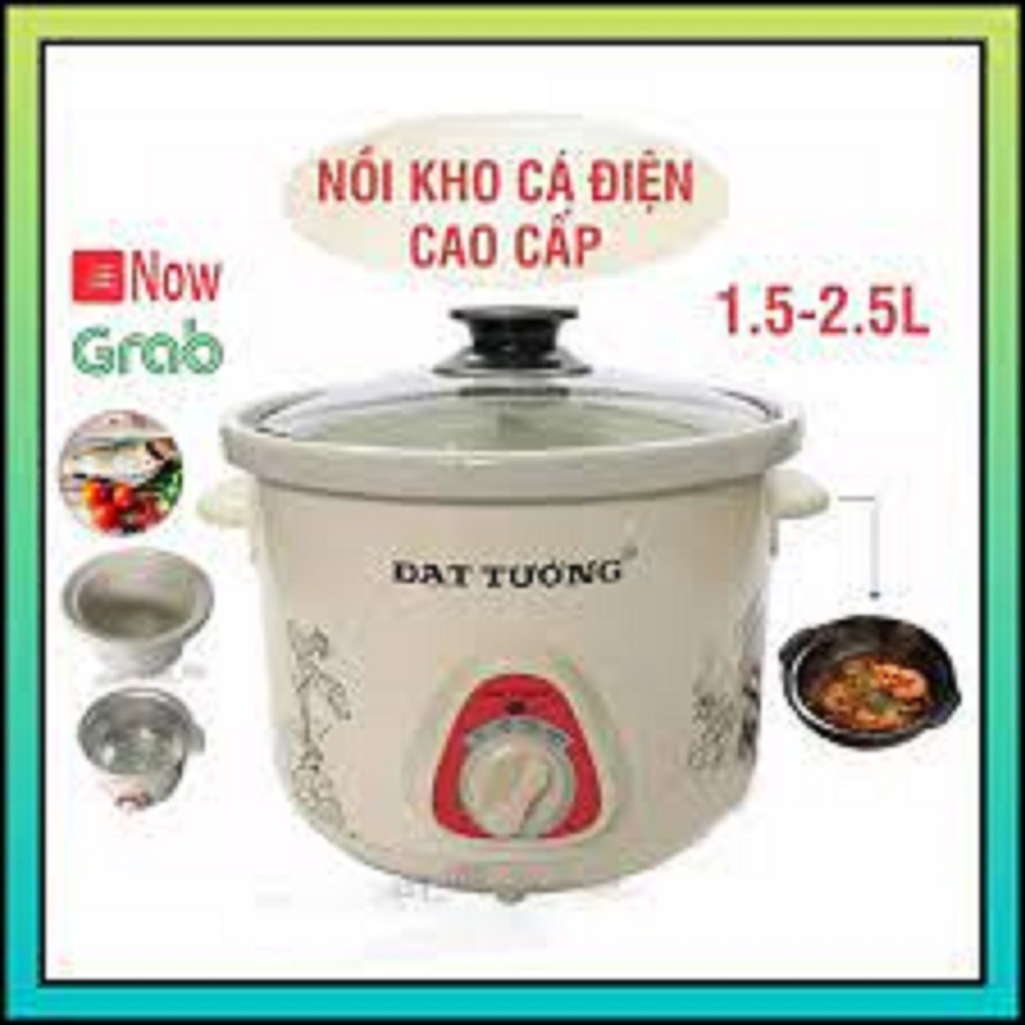 Nồi Nấu Chậm, Nồi Kho Cá Đa Năng, Hầm Gà Nguyên Con, Nồi Nấu Cháo.