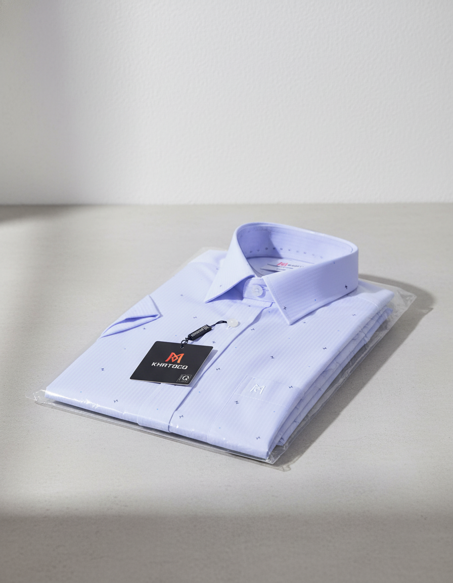 Áo sơ mi tay ngắn Khatoco (S-2XL)