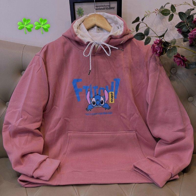 Áo khoác nỉ bông hoodie nam nữ Freesize dưới 65kg