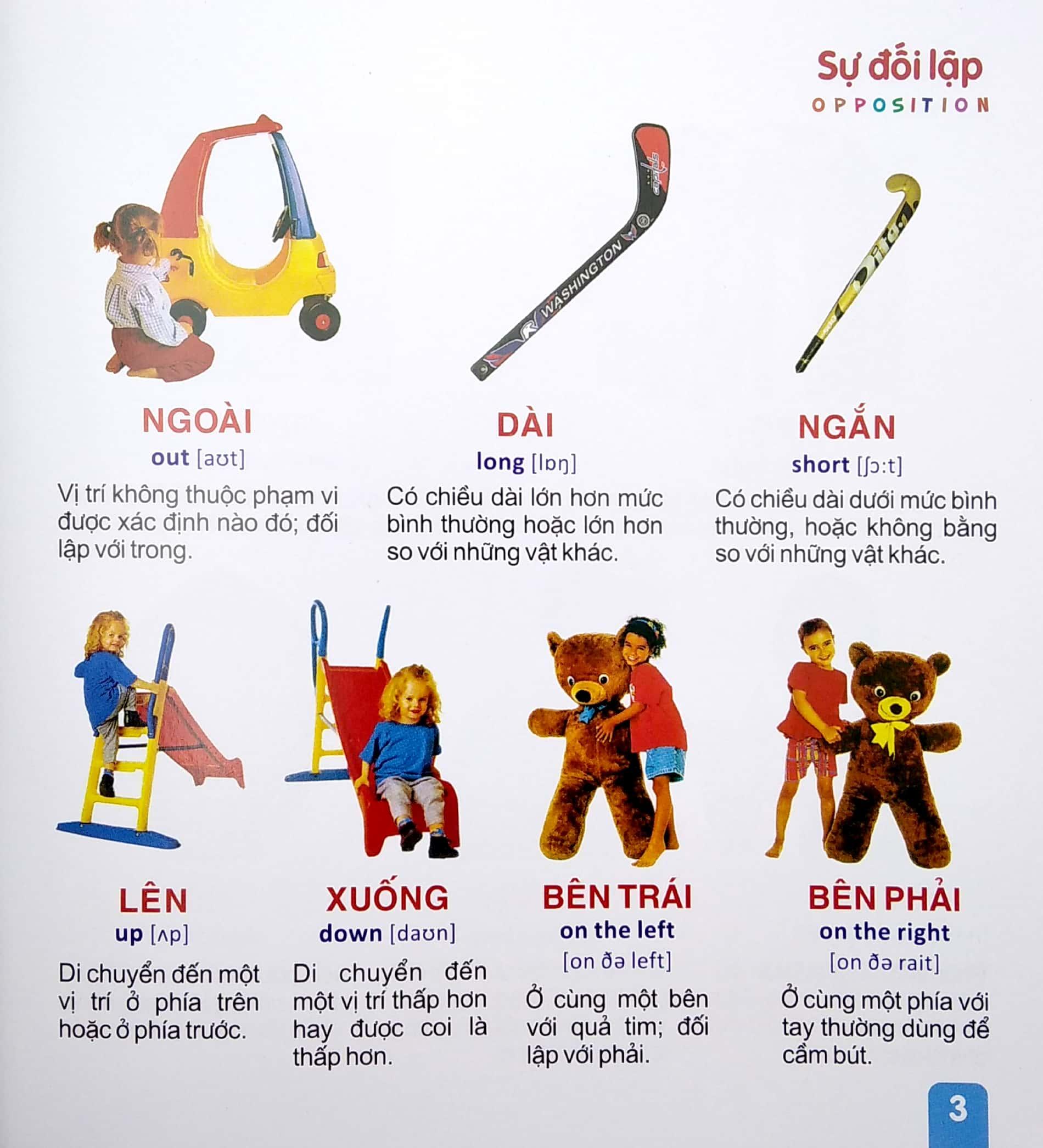 Từ Điển Tranh - Sự Đối Lập, Hình Dạng, Màu Sắc, Thời Tiết, Thời Gian
