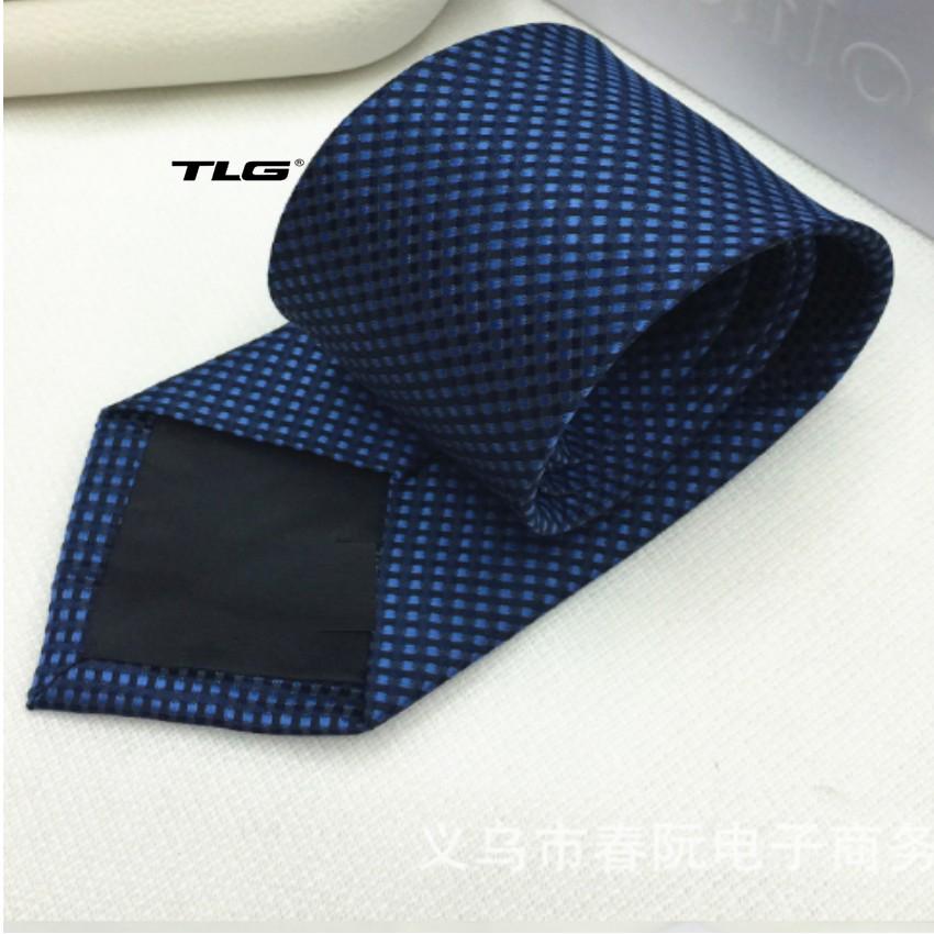 Cà vạt lụa TI bản vừa TI 009 1 tặng móc khóa da thật cao cấp M 550