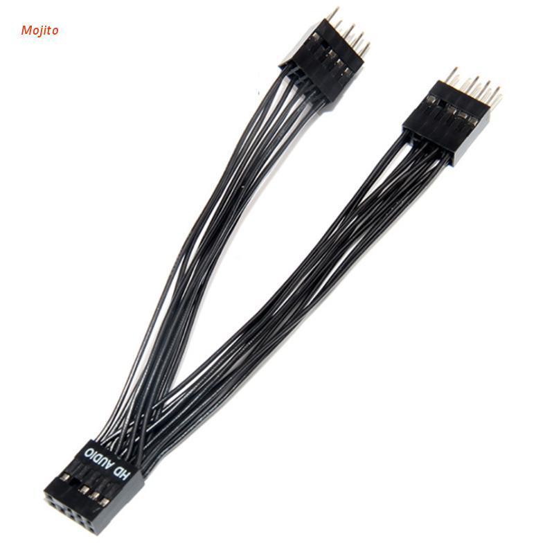 Dây cáp mở rộng cổng USB cho bo mạch chủ 9 Pin dài 10cm