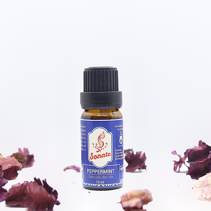 Tinh Dầu Thiên Nhiên Bạc Hà Sonate – 100% cây bạc hà tự nhiên – Giảm đau đầu, đau bụng,hỗ trợ chữa trị cảm cúm, viêm phế quản - Phù hợp cho mọi đối tượng
