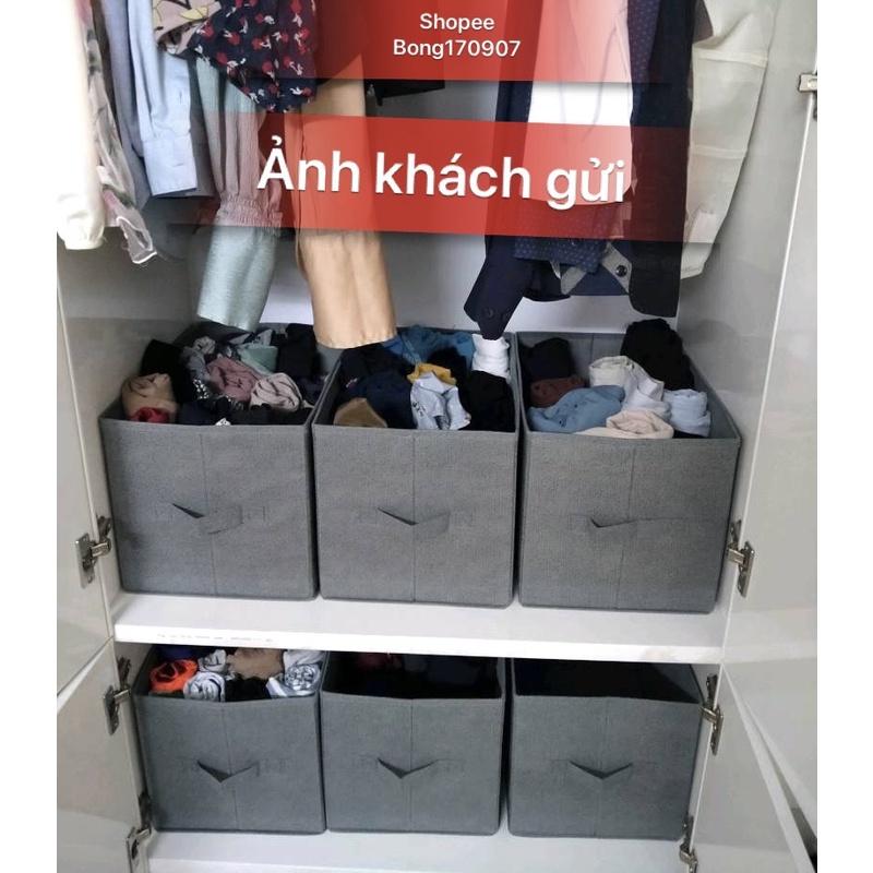 Sét 3 giỏ đựng quần áo Việt Nam phong cách Nhật size max