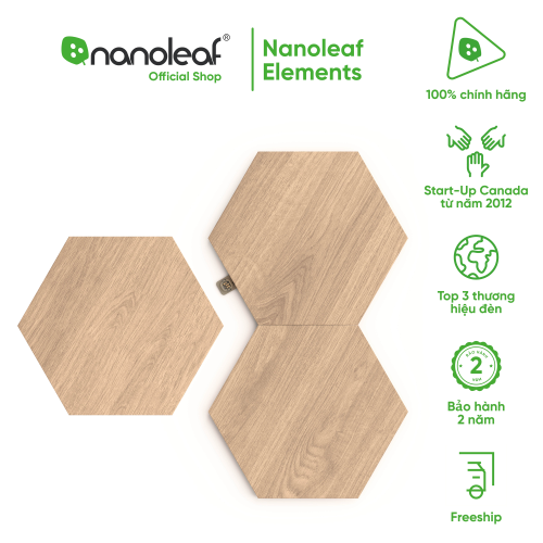 Đèn thông minh Nanoleaf Elements 3 ô đèn (Bộ mở rộng)