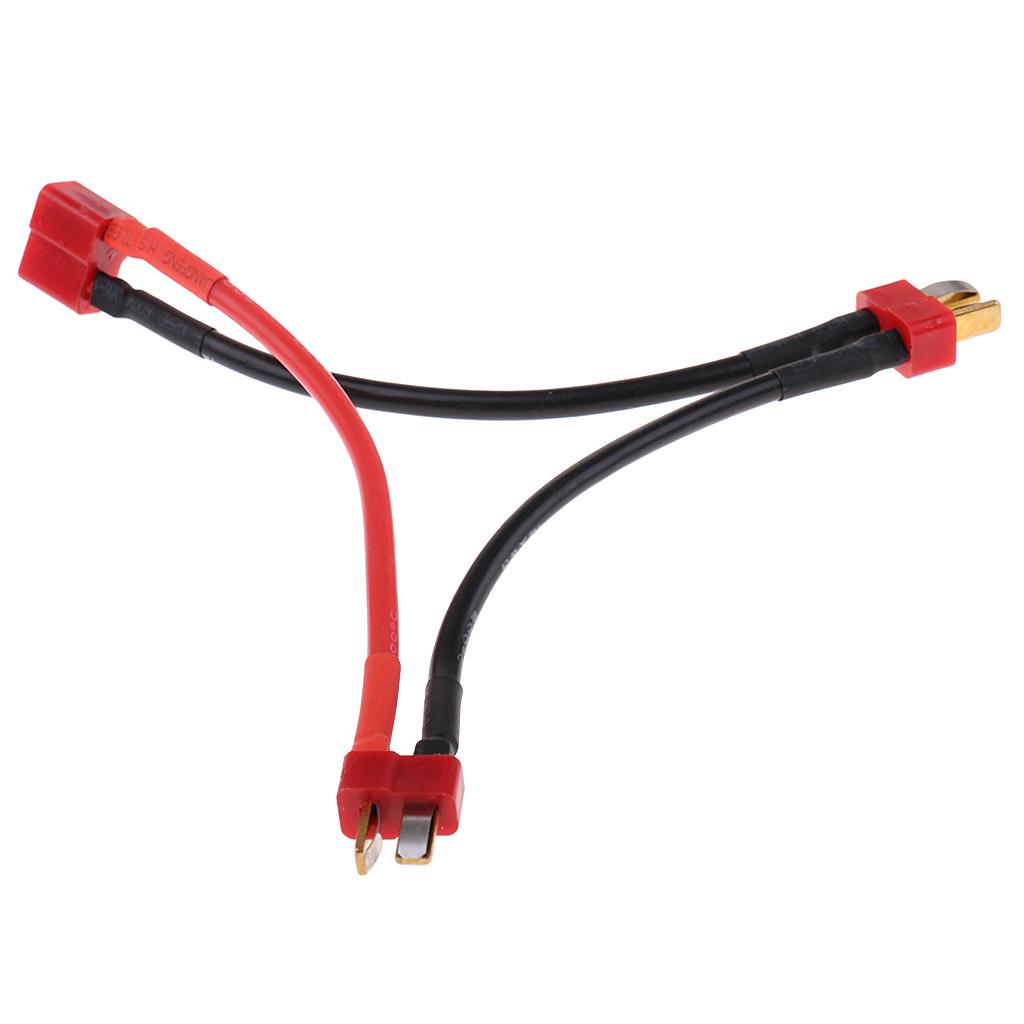 T-Plug Y Wire Harness Female to Male T Plug Series Battery Connector Cable - intl