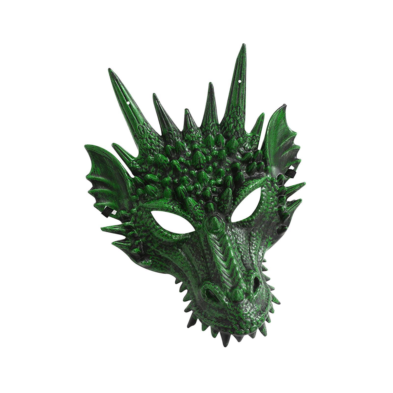 3D Dragon Animal Headdress , Novelty Full Head Cover, Dragon Head , Halloween Masquerade for Shows, Festival, Cosplay Halloween