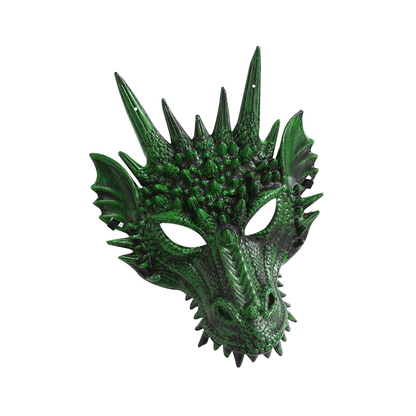 3D Dragon  Animal Headdress , Novelty Full Head Cover, Dragon Head , Halloween Masquerade  for Shows, Festival, Cosplay Halloween