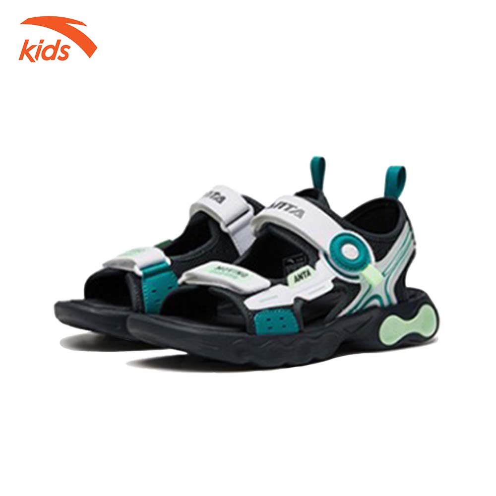 Hình ảnh Sandals thời trang thể thao bé trai Anta Kids siêu nhẹ, quai dán tiện lợi, thoáng khí W312336987