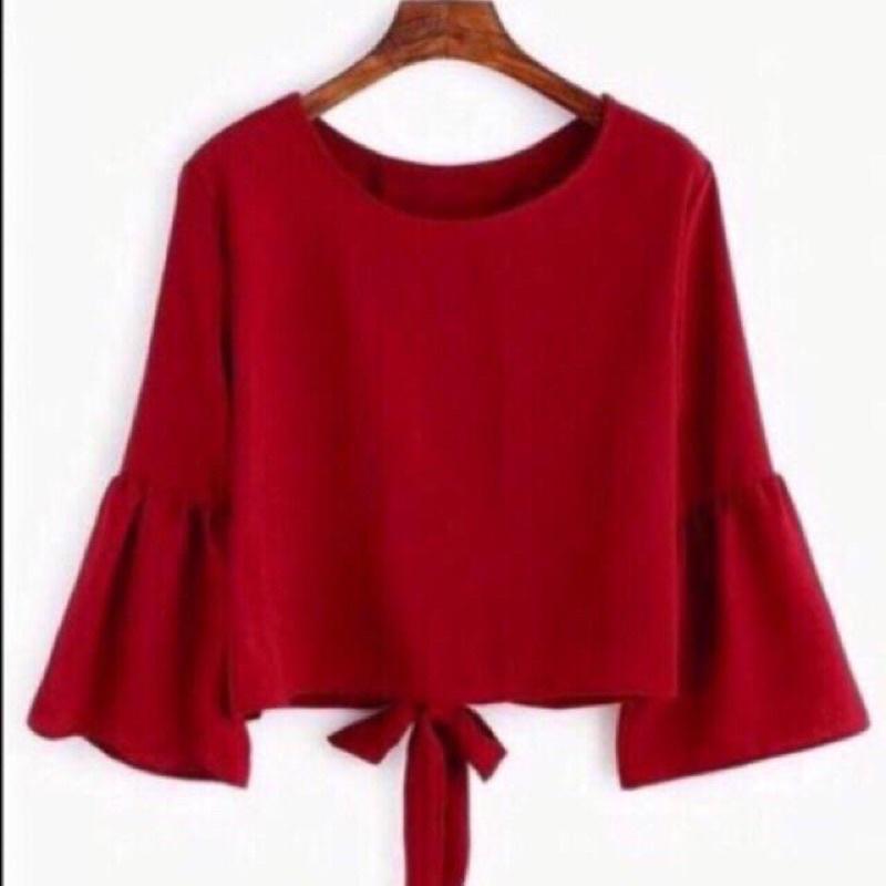 ÁO SƠ MI CROPTOP PHONG CÁCH, SIÊU XINH