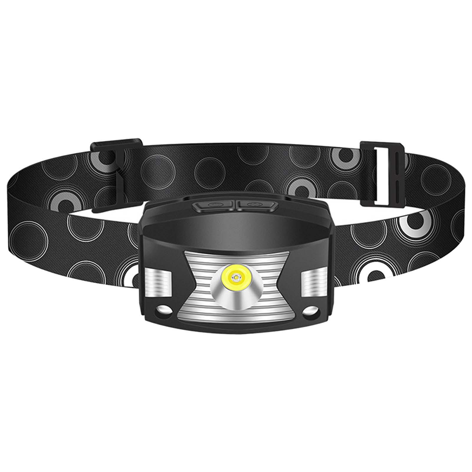 Head Lights Adjustable Head Torch Headlight Flashlight Light Rechargeable Head Modes for Adults Jogging Kids Fishing Biking