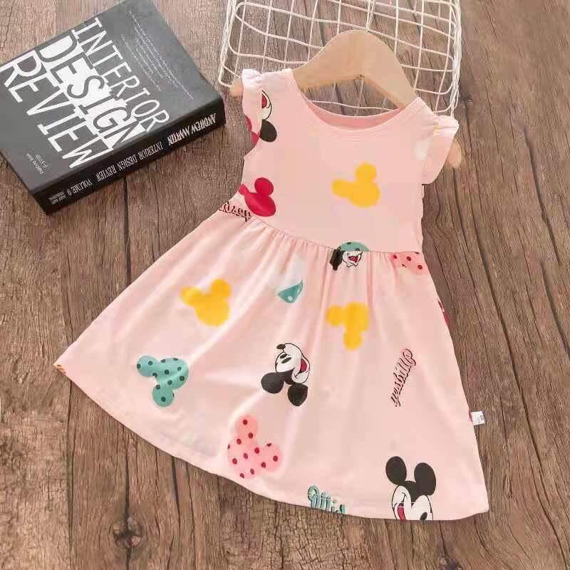 Váy , đầm xuất hàn bé gái 10-25kg_Hàng QCCC chất cotton lạnh mềm_mịn_co_giãn 4c